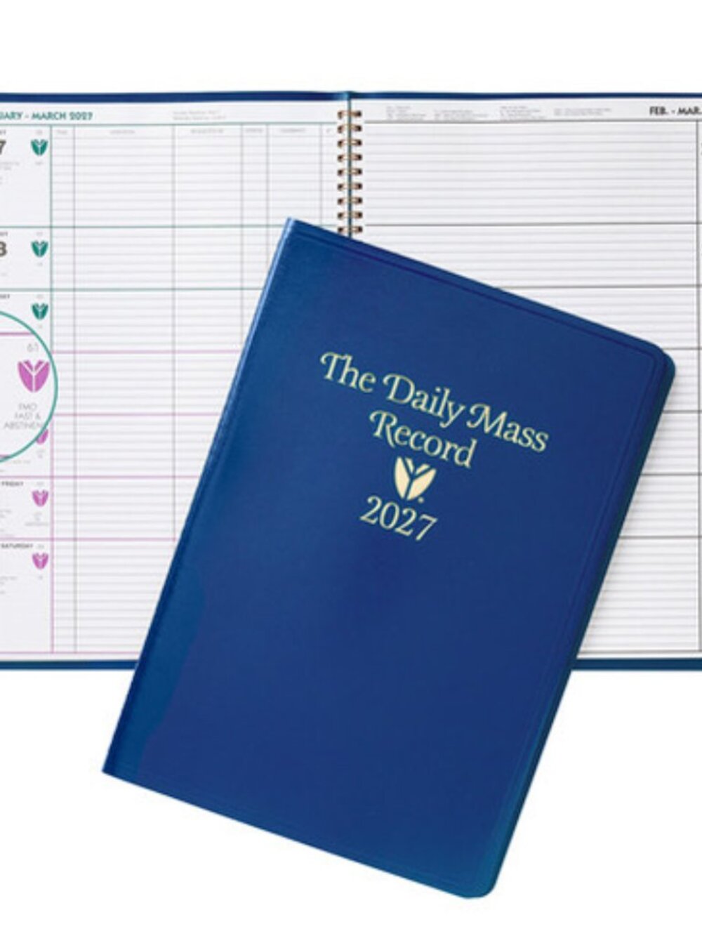 2027 Daily Mass Record Book Planner/Appointment Book